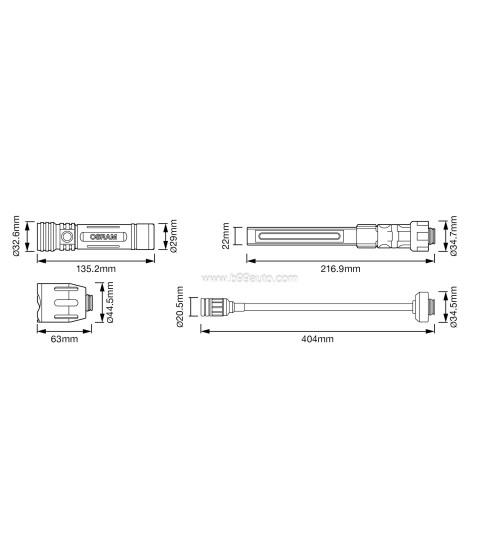 Osram LEDinspect 3-IN-1 INSPECTION LIGHT KIT szerelőlámpa készlet - Li-Ion akksival